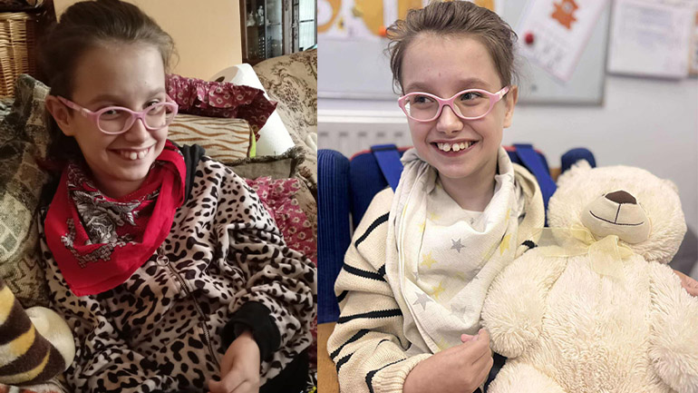 Wózek to nogi Amelki. Pomóż!